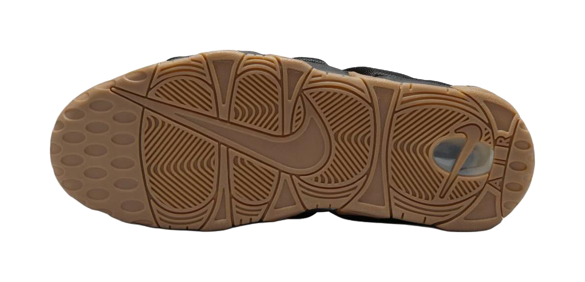 Nike Air More Uptempo Low Black Gum  vjsneaker.com