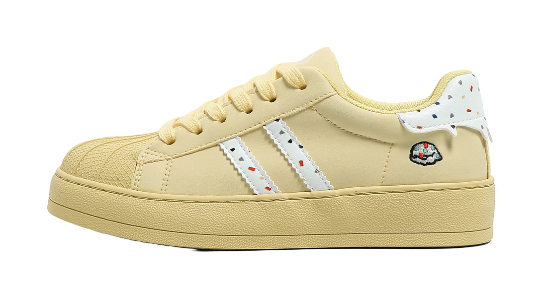 HUANQIU Abrasion Resistant Lightweight Slip Resistant Low top Skateboard Shoes Women's 