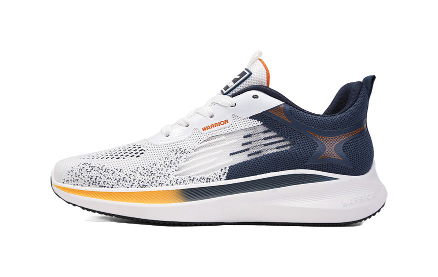 Warrior Sports Casual Shoes Men's White/Dark Blue/Orange 