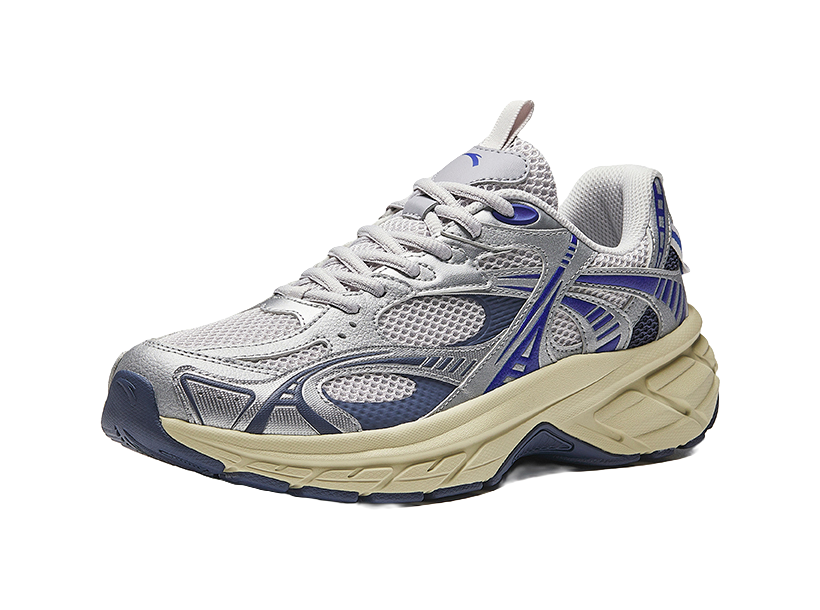 Anta AT2000 Low top Running Shoes Men's Silver Gray Blue 