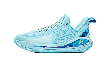 Under Armour Curry 12 Anti Slip Wear Resistant Low Top Childrens Basketball Shoes Blue Unisex  VJSNEAKER