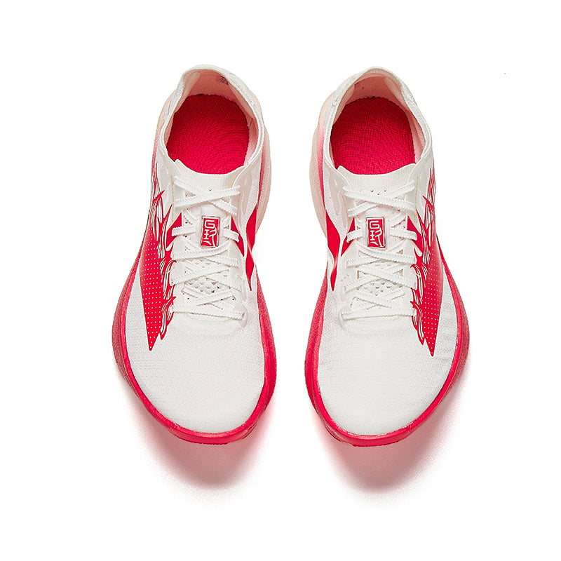 Anta C202 G9 2 "Running Horse" x Xu Beihong 122615573-1 - Marathon Racing Shoe Women White Red Pink