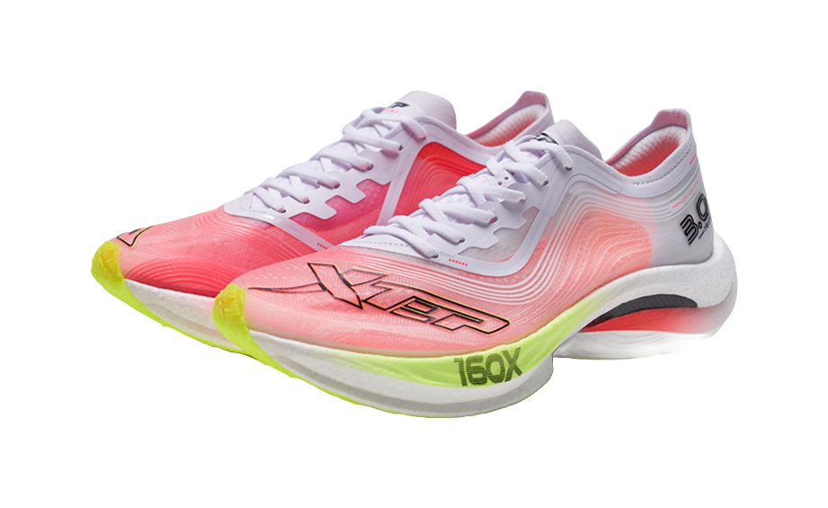 XTEP 160X 3.0 Running Shoes Men's Low top New White/Laser Red/Gray 