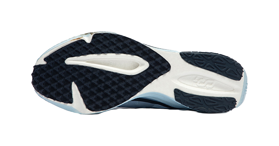 361° Speed Team Shock Absorbers Slip Resistant Abrasion Resistant Breathable Low top Running Shoes Unisex Glacier Blue 