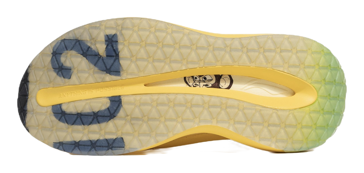 Li Ning Quiet Abrasion Resistant Slide Slippers Mens Custard Bored Monkey Special Version, Bored Banana Buddy  vjsneaker.com