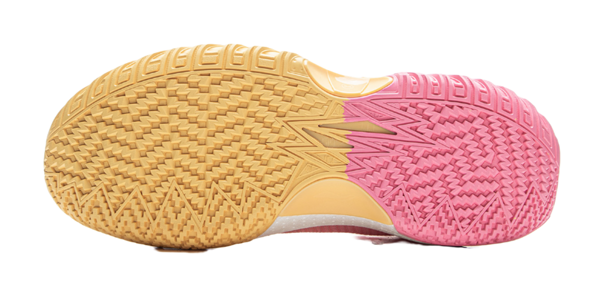 Li Ning Jie Ao 2High Basketball Shoes Mens High top Fairy Pink/Soft Apricot Yellow  VJSNEAKER