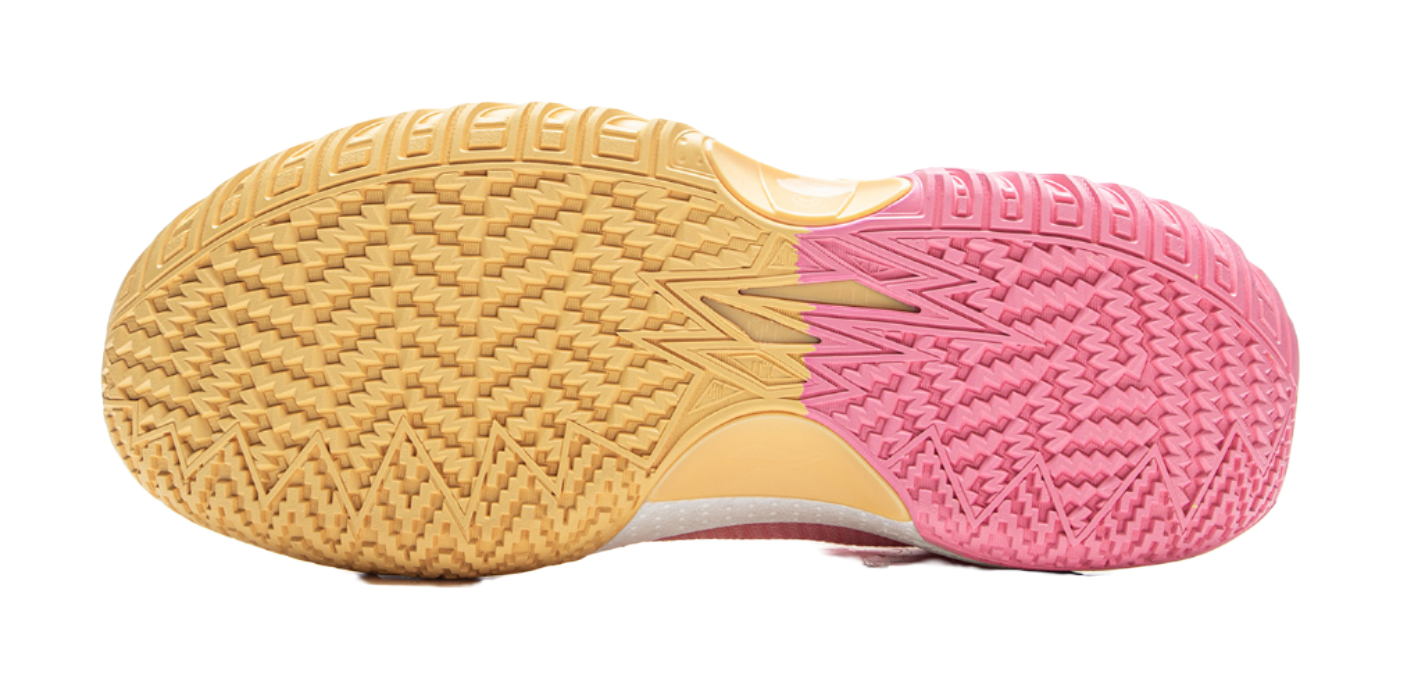 Li Ning Jie Ao 2High Basketball Shoes Mens High top Fairy Pink/Soft Apricot Yellow  VJSNEAKER