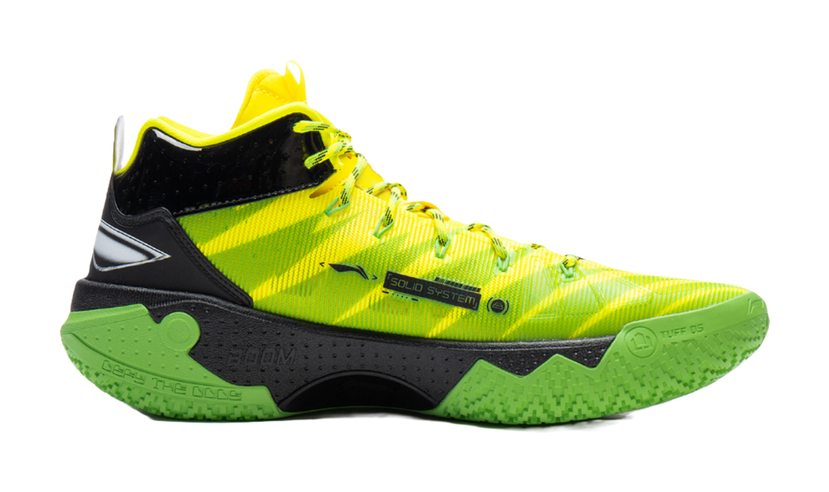 Li Ning Jie Ao 2High Basketball Shoes Mens High top Yellow Black  VJSNEAKER