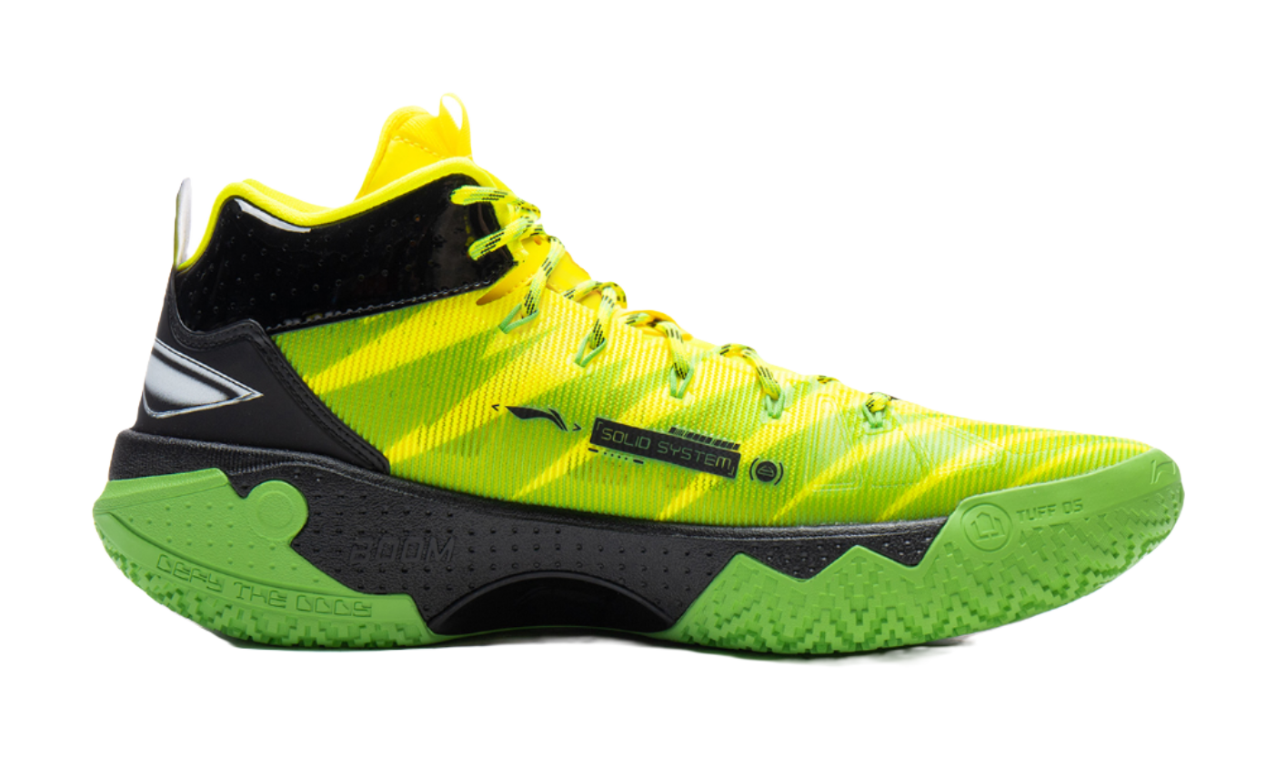 Li Ning Jie Ao 2High Basketball Shoes Mens High top Yellow Black  VJSNEAKER