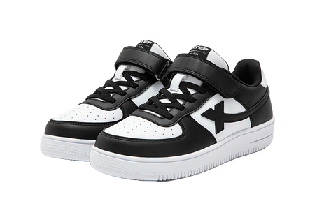 XTEP Slip Resistant, Abrasion Resistant, Breathable, Lightweight Cushioning Low top Skateboard Shoes Xtep White/black  VJSNEAKER