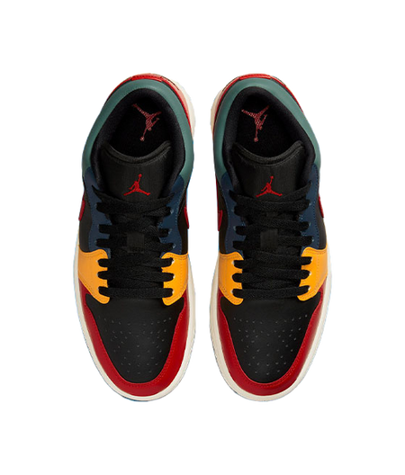 Air Jordan 1 Low Se Black Multi Color Womens  vjsneaker.com