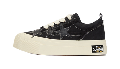 KAALIXTO Canvas Shoes Unisex Low top Black 