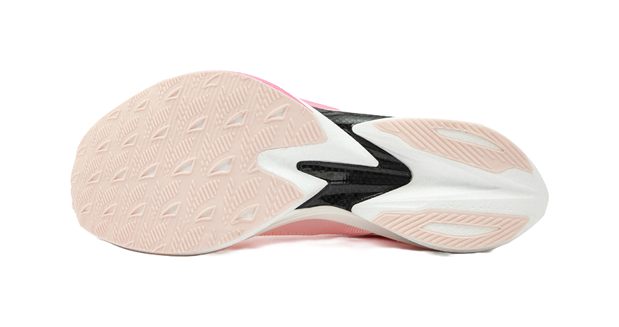 361° Flying Dragon 2.0 Running Shoes Men's Low top Pure White Pink/Bubble Gum Pink 