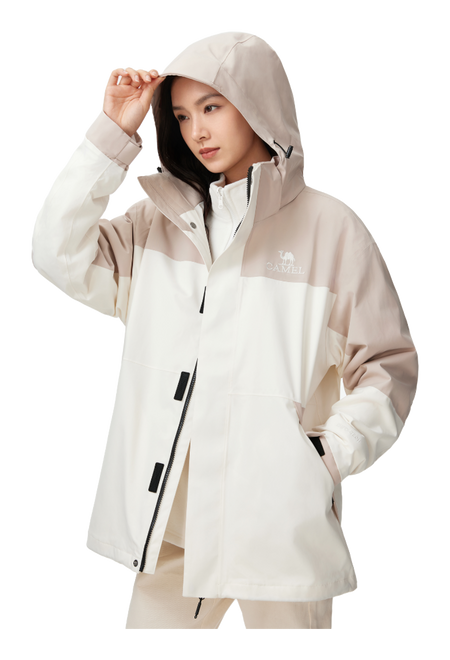 CAMEL Hiking Outdoor Adventure Waterproof, Windproof, Breathable, Abrasion Resistant, Thermal Windbreaker Jacket Unisex  vjsneaker.com