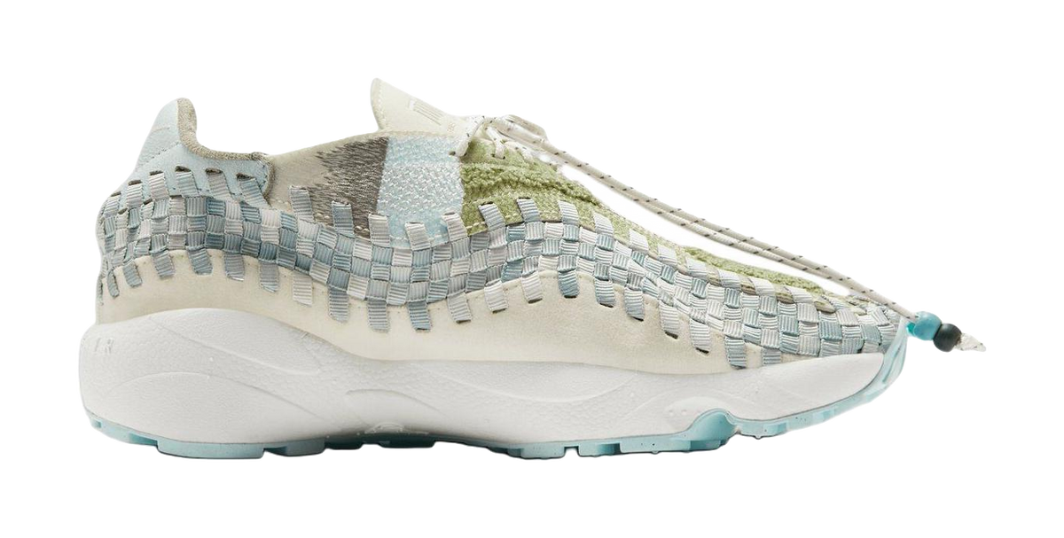 Nike Air Footscape Slip Resistant Abrasion Resistant Low top Casual Shoes Womens White  vjsneaker.com