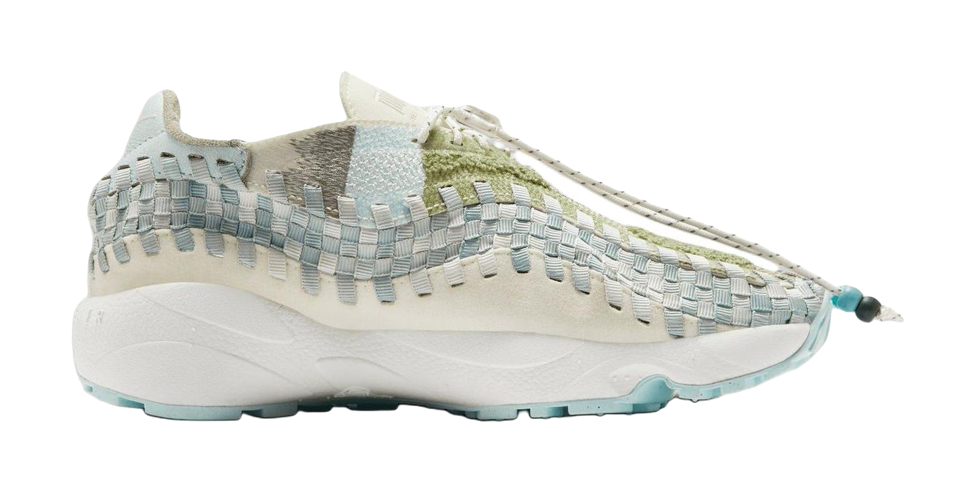 Nike Air Footscape Slip Resistant Abrasion Resistant Low top Casual Shoes Womens White  vjsneaker.com