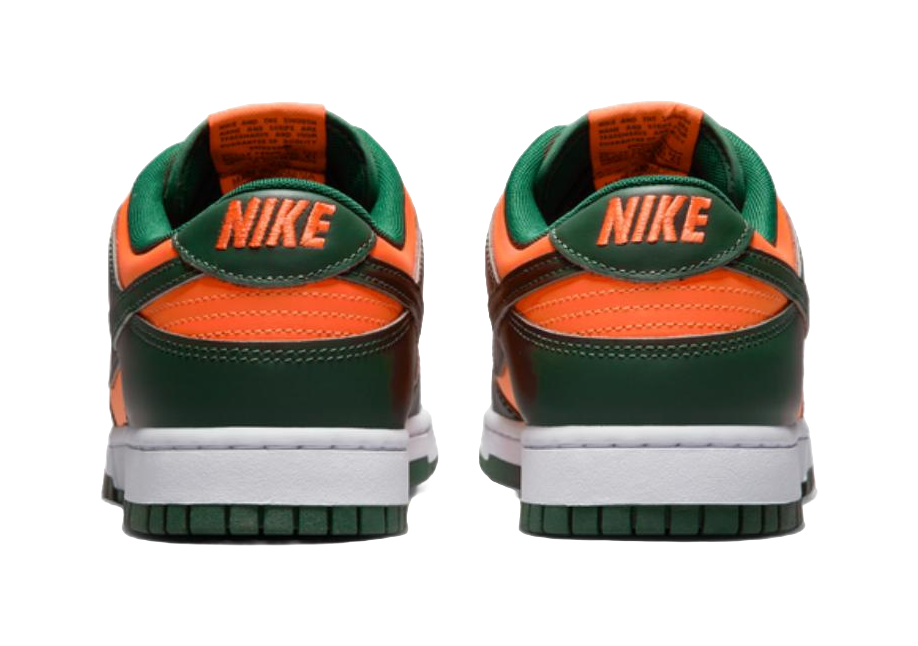Nike Dunk Low Miami Hurricanes  vjsneaker.com