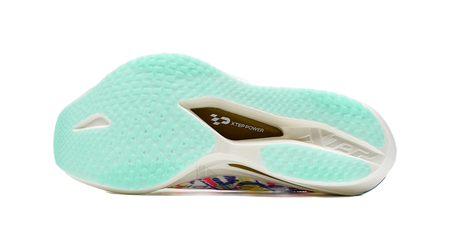 XTEP 160X 7.0 PRO "Tidal Flow" 974119110068-1 - Marathon Racing Shoe Unisex White Blue Pink