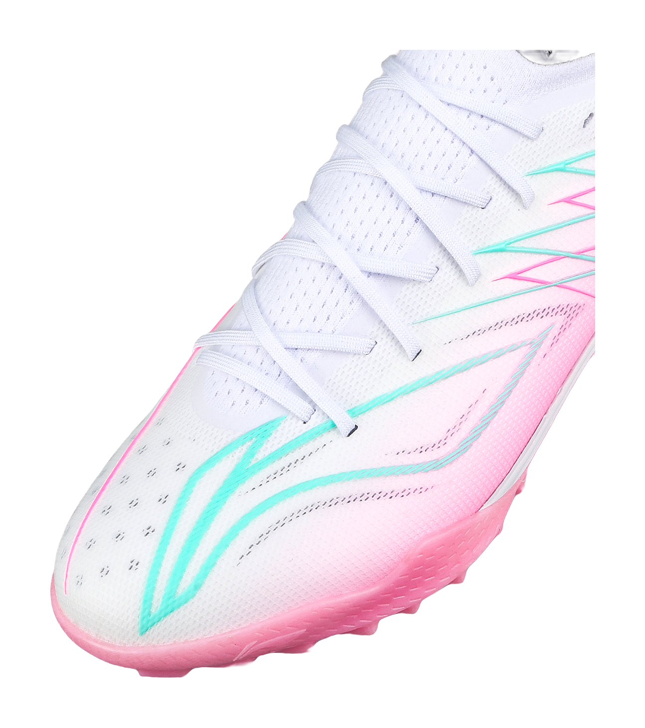Li-Ning Jiying "Shadow" YSTW009-4 - TF Turf Soccer Shoe Unisex White Pink Blue