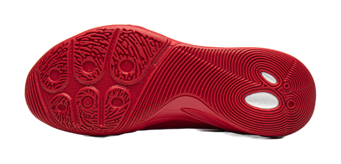 Li Ning DLO2 Low top Basketball Shoes Unisex Wealth Red