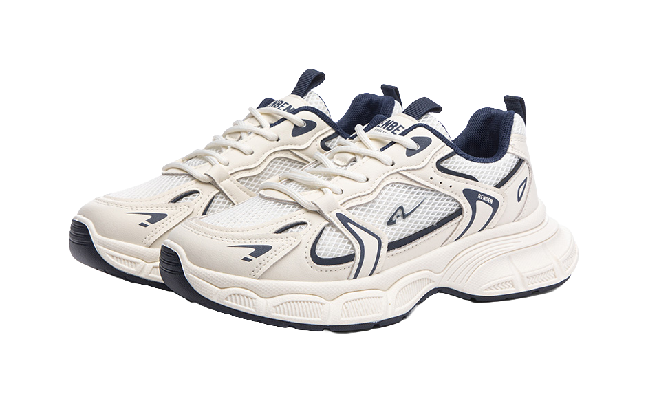 RENBEN Abrasion Resistant, Breathable, Lightweight Low top Chunky Sneakers Women's 