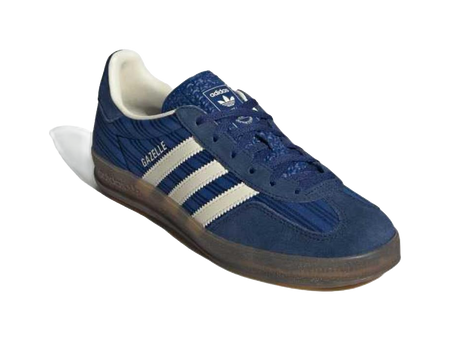 Gazelle Wmns Adidas Originals Indoor Blue Pinstripe Satin Womens  vjsneaker.com