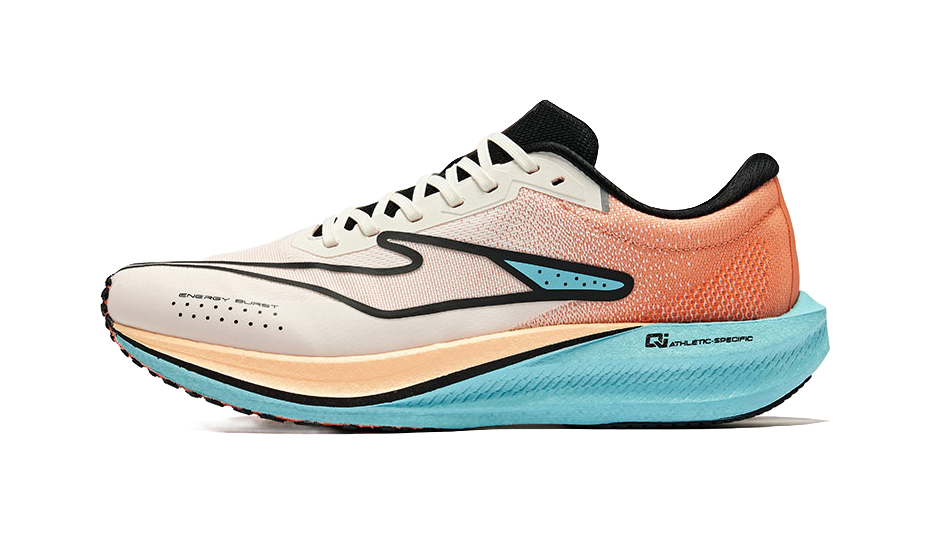 Erke Polar Wind 2.0 Slip Resistant Anti Rollover Low top Running Shoes Men's Sunrise Color Scheme 