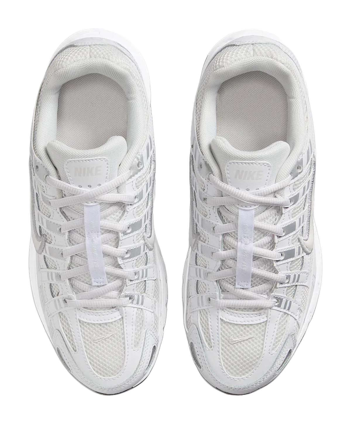 Nike P 6000 Anti Slip Wear Resistant Low Top Kids Running Shoes White  VJSNEAKER