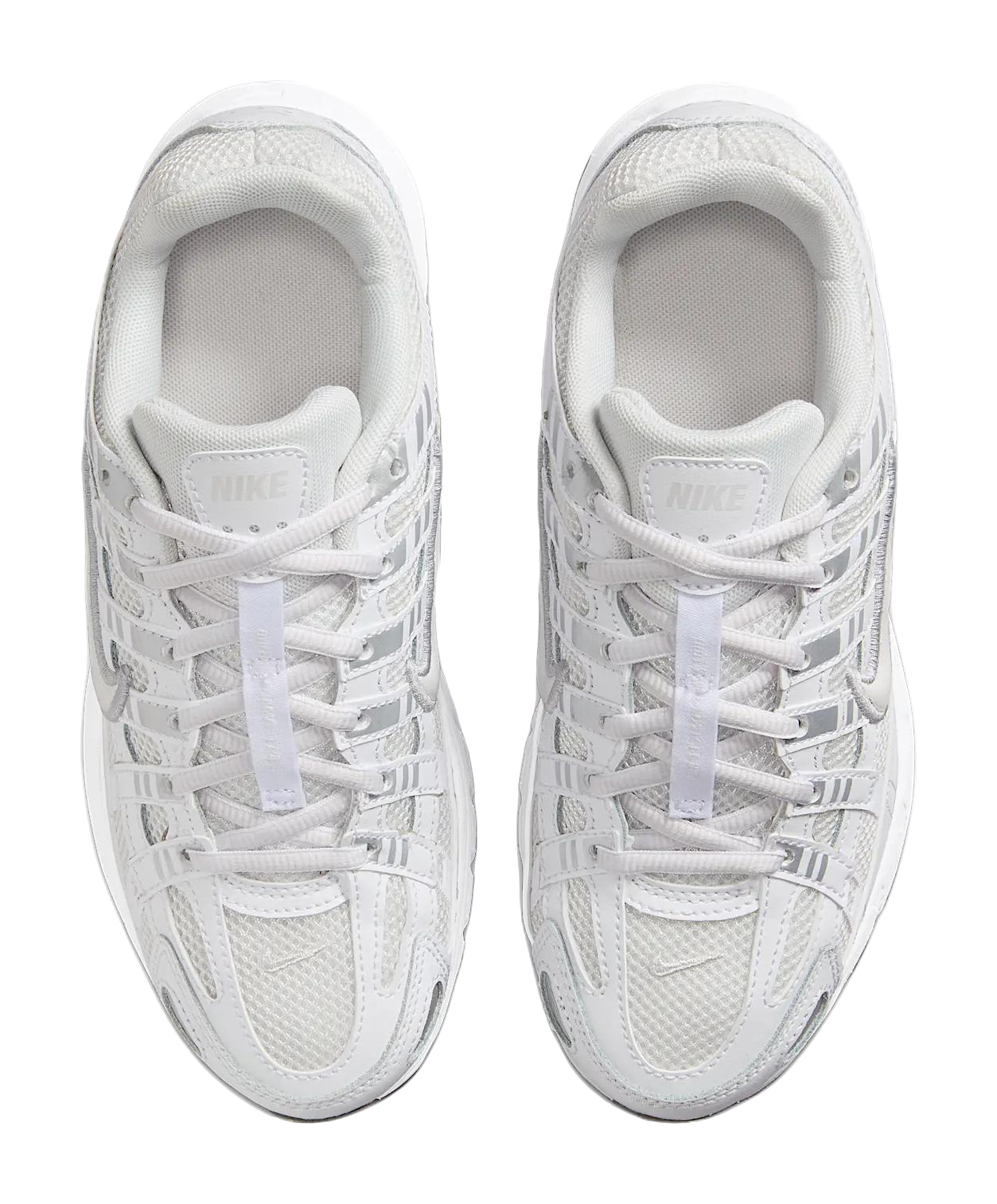 Nike P 6000 Anti Slip Wear Resistant Low Top Kids Running Shoes White  VJSNEAKER