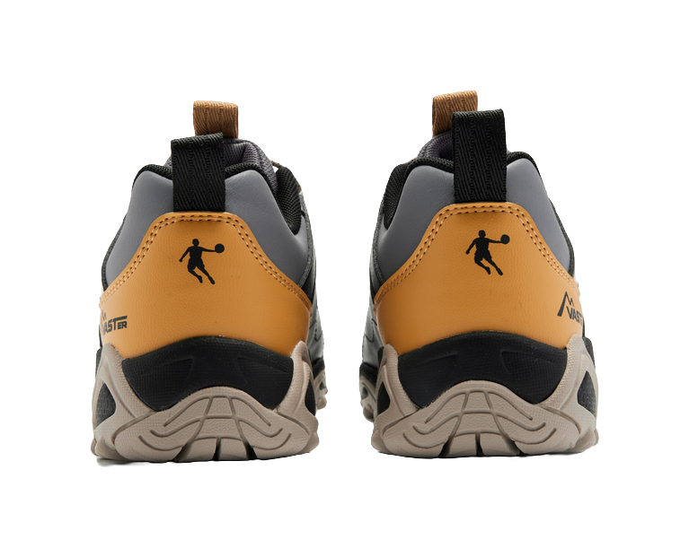 Jordan Journey Comfortable, Versatile, Simple, Anti slip, Wear resistant, Waterproof, Low cut Outdoor Shoes, Deep Brown Grey/Black, Children's Edition  VJSNEAKER