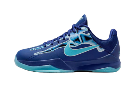 Nike Zoom Kobe 5 Comfortable Low top Childrens Basketball Shoes Blue Unisex  Vertical Jump Group USA Inc.
