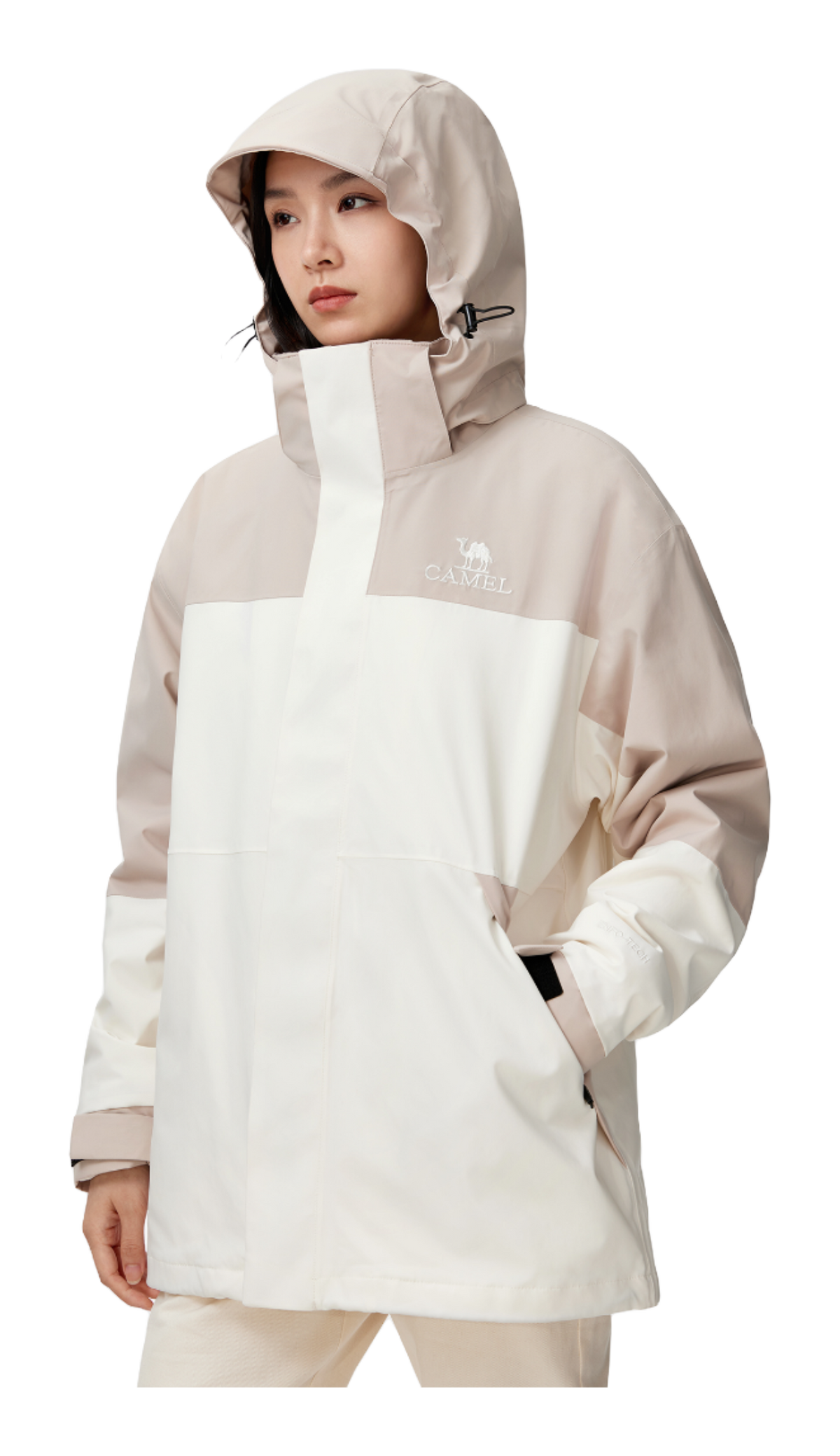 CAMEL Hiking Outdoor Adventure Waterproof, Windproof, Breathable, Abrasion Resistant, Thermal Windbreaker Jacket Unisex  vjsneaker.com