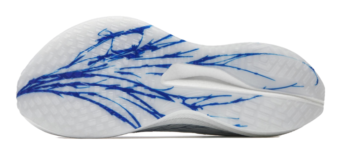 ANTA Mario 2 Running Shoes Men's Low top Papyrus White, Genuine Blue 