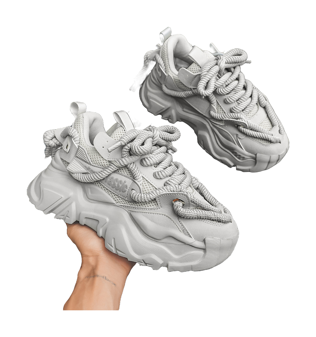 ZHR Abrasion Resistant, Breathable, Lightweight, Height Increasing Chunky Sneakers Unisex 