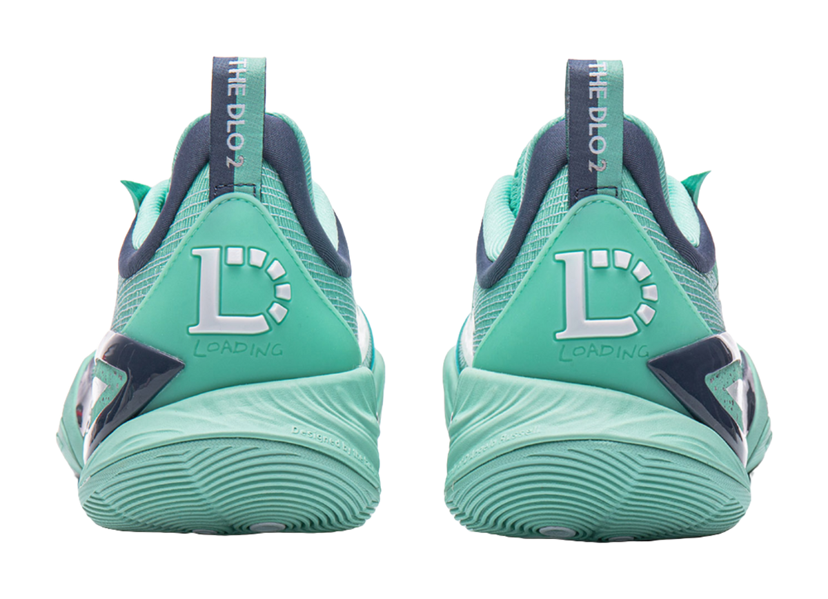 Li Ning DLO2 Low top Basketball Shoes Unisex Celadon Turquoise