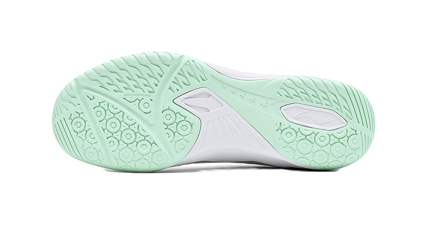 Li-Ning Eagle Eye 3.0 ESS "Po Lang" APPV011-2 - Table Tennis Shoe Unisex Standard White/Sky Blue Green