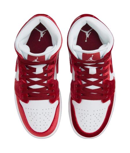 Jordan 1 Mid Se Red Velvet Womens  vjsneaker.com