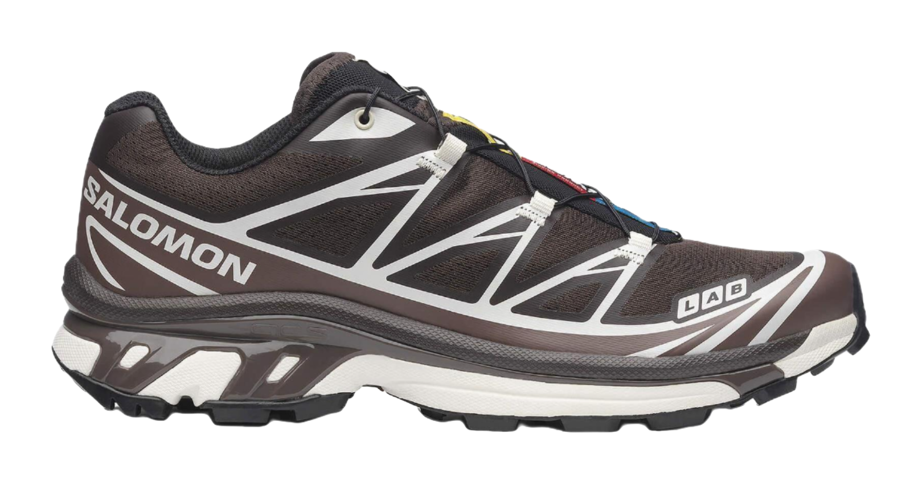 SALOMON XT 6 Cushioning Coverage Support Lightweight Running Shoes Mens Coffee Brown  vjsneaker.com