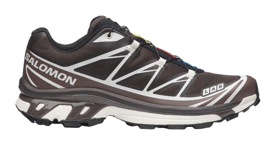 SALOMON XT 6 Cushioning Coverage Support Lightweight Running Shoes Mens Coffee Brown  vjsneaker.com