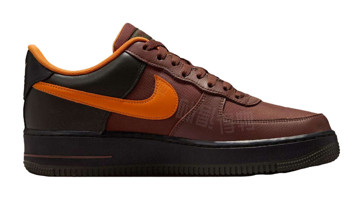 Nike Air Force 1 Breathable Low top Skateboard Shoes Unisex Brown  vjsneaker.com