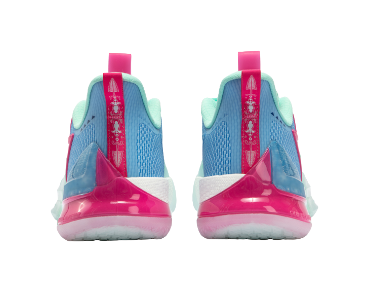 361° BIG3 4.0 PRO Cushioning Slip Resistant Abrasion Resistant Rebound Low top Basketball Shoes Mens Blue  vjsneaker.com