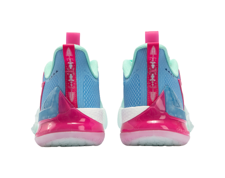 361° BIG3 4.0 PRO Cushioning Slip Resistant Abrasion Resistant Rebound Low top Basketball Shoes Mens Blue  vjsneaker.com