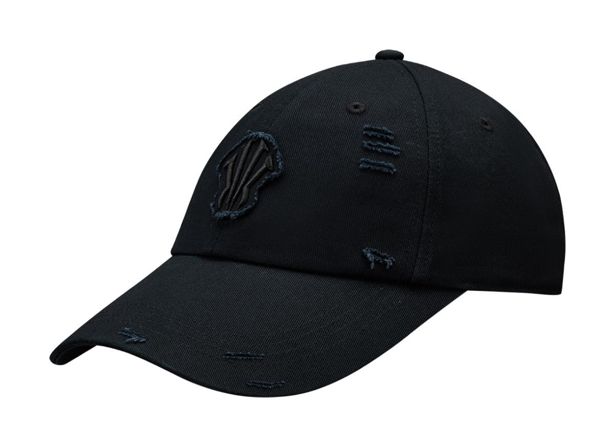 Anta Irving Series Fabric Baseball Cap, Baseball Cap Unisex Basic Black  vjsneaker.com