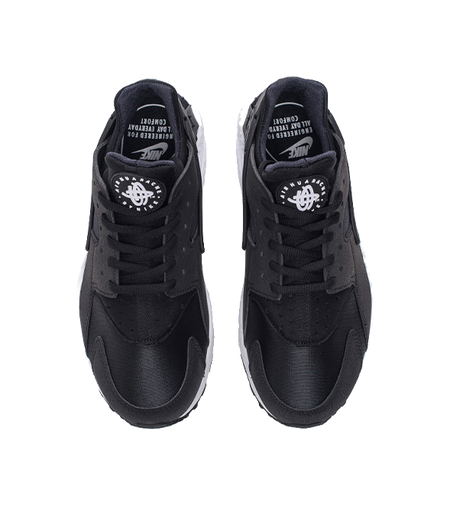Nike Air Huarache Black White Womens  vjsneaker.com