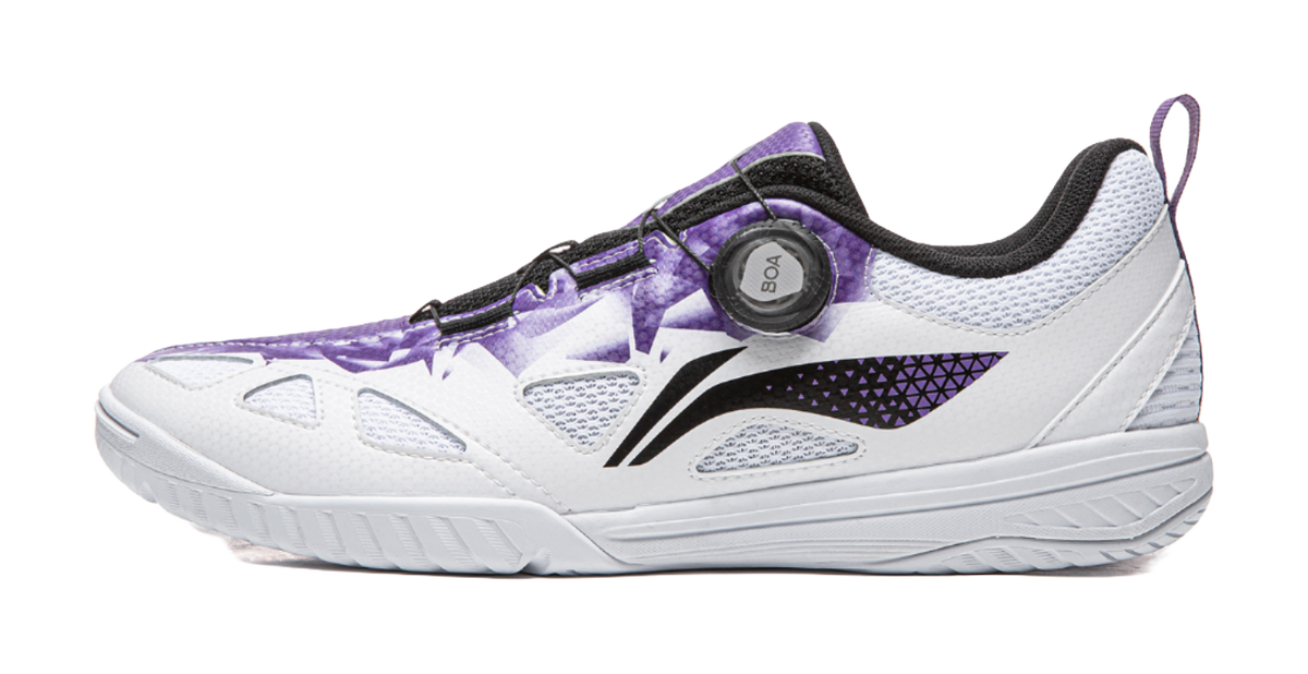 Li-Ning Mage ESS "White/Purple" APPU021-9 - Table Tennis Shoe Unisex White