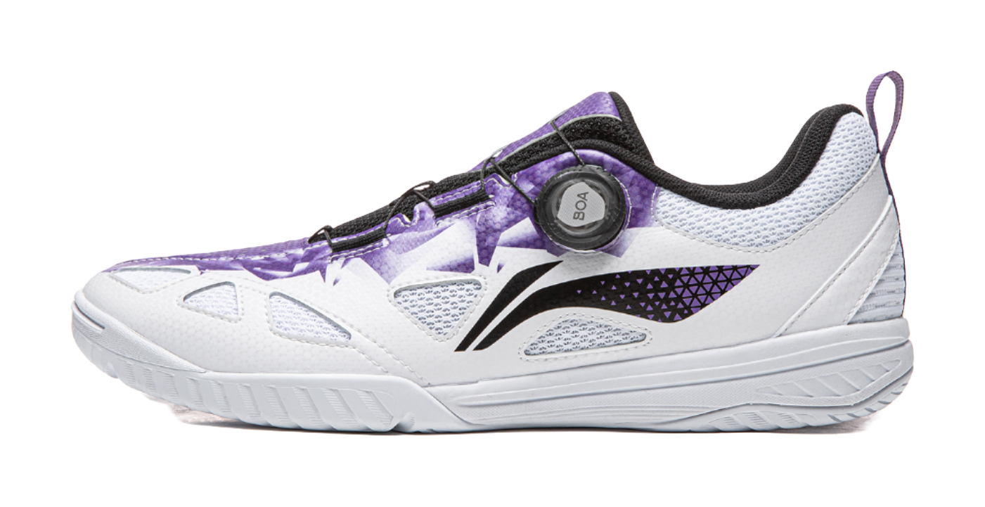 Li-Ning Mage ESS "White/Purple" APPU021-9 - Table Tennis Shoe Unisex White
