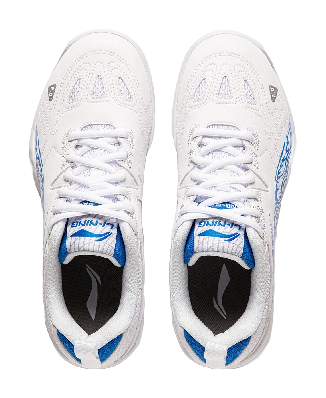 Li-Ning Eagle Eye 2.0 "White/Blue" APPU025-7 - Table Tennis Shoe Unisex White