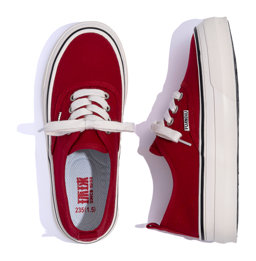 HUANQIU Lightweight Balance Low Top Canvas Shoes Women's 