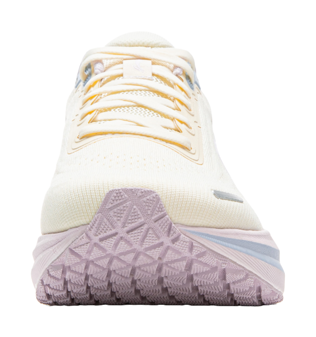 LiNing MINEPAIR 3.0 V2 Shock Absorbers Slip Resistant Abrasion Resistant Breathable Low Top Running Shoes Women's Ecru 