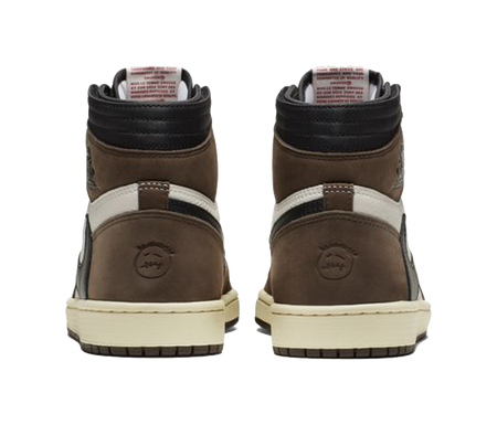 Travis Scott x Air Jordan 1 High OG TS SP "Mocha" - Retro Basketball Shoes Unisex Dark Brown  vjsneaker.com